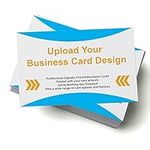 Personalised Business Cards Single Sided, Professional Digital Printing (350gsm Budget, 100)