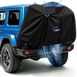 SIRUITON Bike Cover for Transport 3 Bike-Heavy Duty 600D Travel Bike Covers, Outdoor Strong UV Protection & Windproof, Waterproof Bicycle Rack Covers for Car, Truck, RV, SUV.