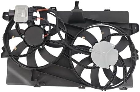 Engine Radiator Dual Cooling Fan Assembly Compatible with Ford Edge 2007-2014 for Lincoln MKX 2007-2015 V6 3.5L 3.7L Replace 621-392 FA70600 7T4Z8C607A 7T4Z8C607B