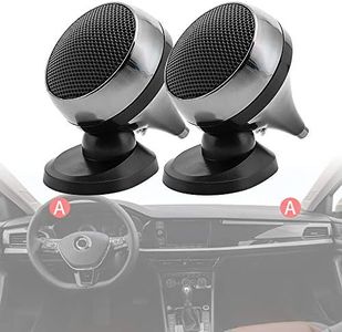 ePathChina 2pcs Universal Car Tweeter Speaker 150W 4Ohm Audio Silk Film for Car Modification High-Pitched Car Audio Modification Nondestructive