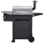 Z Grills ZPG-6002B4E 2021 New Model Wood Pellet Grill & Smoker 6 in 1 BBQ Grill Auto Temperature Control, 600 sq in Stainless