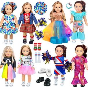 18 inch Doll Clothes Accessories American Doll Socks 18 inch Girl Doll Shoes - Compatible with18 Inch Dolls Clothes