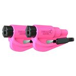 Resqme GBO-RQMTWIN-FUCHSIA Car Escape Tool, Rose, 2 Resqme