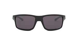 Oakley Men's OO9449 Gibston Square Sunglasses, Polished Black/Prizm Grey, 60 mm