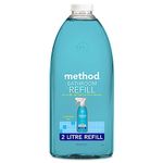 Method Bathroom Cleaner Refill, Eucalyptus Mint, 2 L