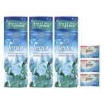 Lenor In Wash Scent Booster Frosted Eucalyptus 3 PACK with Sample Lenor Tumble Dryer Sheets