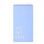 Papboo Easy to Carry To-Do List, Planner, Check list With 80 Printed Sheets Matte Finished Cover (Sky Blue)