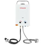 Propane Tankless Water Heater, GASLAND Outdoors BS158 1.58GPM 6L Portable Gas Water Heater, Instant Propane Water Heater, RV Camping Water Heater, Overheating Protection, Easy to Install