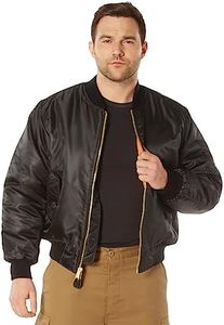 Rothco Ma 1 Flight Jacket, Black, 3XL