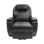 Dorchester Pro Rider Mobility 48 hr Delivery Rise and Recline Chair Dual Motor Electric Recliner (23st/150KG Max User Weight (Dual Motor, Black)