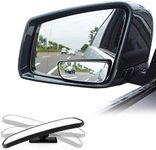 Blind Spot Mirror for Cars LIBERRWAY Car Side Mirror Blind Spot Auto Blind Spot Mirrors Wide Angle Mirror Convex Rear View Mirror Stick on Design Adjustable