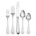 Wallace Continental Hammered 65-Piece Flatware Set