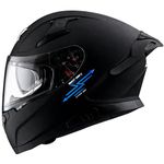 Axor x Altor Apex Smart Bluetooth ECE DOT ISI Certified Full Face Helmet for Bike – Swipe Control, Voice Assistant, Turn-by-Turn Navigation and Dual Visor-Dull Black-M