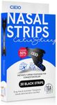 Nasal Strips Extra Strong Extra Black from CiElO Topical | Drug-Free Nose Strips for Instant Nasal Congestion Relief Caused by Allergies and Cold | Anti-Snoring Solution | Nasal Strips to Help You Breathe Right and Breathe Better | 30 Count.