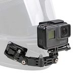 Motorcycle Helmet Chin Mount Kit Compatible with GoPro Hero 13 Black, Hero 12/11/10/9/8/7 (2018) and More Action Cameras (Motorcycle Helmet Chin Mount)