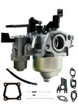 Huayi Carburetor P 19 Kit OEM P19 for Predator 212 cc Coleman Ct200u ex Bt200x Kt196 196cc 224cc Mb165 Mb200 6.5hp Mini Bike Snow Blower Pressure Washers 16100-ZH8-W61 for Honda GX160 Carburetor…