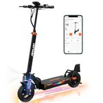 HITWAY Electric Scooter Adult 10 Inch, 15.6-27AH Battery 500W Motor, Foldabler, 3 Speed Modes, Maximum Speed 25KM/H, Tubeless Tire, Turn Signals, APP