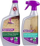 Rejuvenate Scrub Free Soap Scum Remover – 24 Ounce & Grout Deep Cleaner - Cleaning Formula Instantly Removes Years of Dirt Build-Up 32 Fl Oz (Pack of 1)