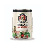 Paulaner Hefe-Weizen German Lager 5ltr Mini Keg - 5.5% ABV - Beer Gifts for Men and Women, Bar Accessories for Home Pub, Beers and Lagers Offers, Craft Beer, German Beer