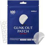 AVARELLE Gunk Out Pimple Patches for Face (100 COUNT), Blackhead & Pore Extractor Pimple Patches | FSA HSA Acne Treatment Zit Patches For Face & Hydrocolloid Cystic Acne Treatment