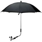 LIHAO 72cm Pram Parasol with Adjustable Fixing Clamp UPF 50+ UV Protection Universal Stroller Umbrella for Pram,Stroller,Pushchair and Buggy