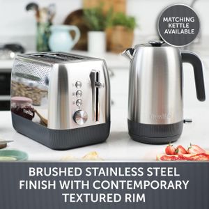 Breville Edge 2-Slice Toaster – Brushed Stainless Steel, Deep Chassis