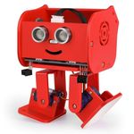 ELEGOO Penguin Bot Biped Robot Kit Compatible with Arduino Project with Assembling Tutorial,STEM Kit for Hobbyists, STEM Toys for Kids and Adults, Red Version V2.0