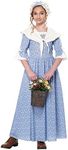 California Kid's Colonial Village Girl Costume, Medium