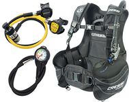 Cressi Start Scuba Diving Set - B.C.D. Start+1st Stage AC2+2nd Stage Compact+Octopus Compact+ Instrument Pressure Gauge