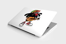 DWELLSINDIA Animated Bob Marley Skin/Sticker for Laptops Upto 15.6 Inch Suitable for HP, Lenovo, Dell, Acer, Asus (HD Quality, Multicolor - Pack of 1