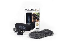 RØDE VideoMic Pro Compact Directional On-camera Microphone with Deadcat Artificial Fur Windshield Black RODEVMP-RDC