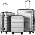 Coolife Luggage 3 Piece Set Suitcas
