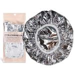 Kitsch Aluminum Foil Hair Heat Cap for Deep Conditioning - Reusable Heating Cap for Deep Conditioner | Tin Foil Hat & Deep Conditioning Heat Cap for Hair Treatments | Processing Cap for Hair