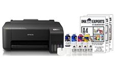 Ink Experts Dye Sublimation A4 Colour Printer Bundle - Compatible with Epson ET1810 inc. Printer and Inktec Sublinova Inks