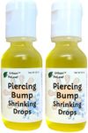 Urban ReLeaf SET of 2 Piercing Bump Shrinking Drops ! Keloid Bumps Gentle, Effective Aftercare. 100% Natural Essential Oils. Fast, Removal Help Scars, Nodules, Cartilage, Nose, Ear Spots. Clean