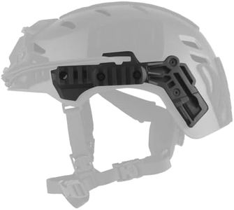 1Pair Tactical Helmet Rail Mount Accessory Replacement Side Rails Kit for Wendy Helmet with Screws (Black)