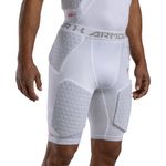 Under Armour Gameday Pro 5-Pad Football Compression Girdle, Shorts with UA HeatGear & McDavid HEX Technology, Moisture Wicking Protection (Youth)