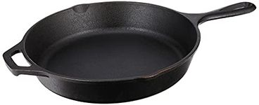 Lodge Wildlife Series-10.25" Cast Iron Skillet with Deer Scene, 10.25", Black