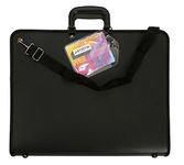 ARTISTIK Art Portfolio Case - A3 Artist Portfolio Carrying Case with Shoulder Strap, Weather-Resistant Student Portfolio Drawing Painting Sketch Bag (A3-18.3" x 14" x 1.7")