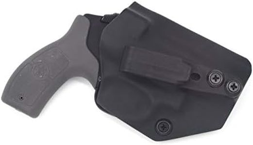 SunSmith Holster - Compatible with Smith & Wesson M&P Bodyguard 38 Special Ambidextrous IWB Kydex Holster Inside Waistband Concealed Carry Holster Made in USA by Fast Dray USA (Black)