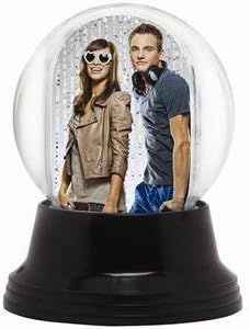 Neil Enterprises Inc. Mini Light UP Photo Snow Globe w/Black Base - Pack of 24