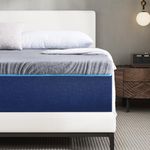 Natulliy Queen Mattress 10 Inch, Medium Firm Memory Foam Mattress in a Box for Back Support & Pressure Relief, Breathable Cooling Bed Mattress with Washable Cover, Motion Isolation, 60"x80"x10"