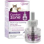 Comfort Zone 1 Refill Cat Calming Diffuser Refill (30 Day Supply) for a Peaceful Home | Veterinarian Recommend | |De-Stress Your Cat and Reduce Spraying, Scratching, & Other Problematic Behaviors