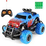 Kizeefun Remote Control Cars for Boys, RC Car Kids Toys for 3 4 5 6 7 8 9 Years Old Boys Girls, RC Turck for Kids, Boys Toys Age 3-9 Off Road Vehicle Racing Car,Blue