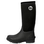 Lakeland Active Men's Rydal Neoprene & Rubber Wellington Boots - Black - 9 UK