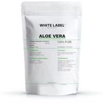 White Label Nutrition Aloe Vera Capsules Supplement - High Potency - | 30 Capsules | 520mg | UK Made | GMO-Free |