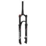 LANXUANR 26/27.5/29 Inch Mountain Bike Fork Rebound Adjustment,Air Supension Front Fork 100mm Travel,9mm Axle,Disc Brake (Tapered Steerer - Manual Lockout, 27.5)