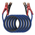 EXTRESPO Heavy Duty Jumper Cables - 4 Gauge 20 Feet 600Amp Automotive Booster Cables for Car Battery, for Car, SUV and Trucks, Jumper Cables Kit with Carry Bag, Gloves, Brushes (4 Gauge 20 FT)…