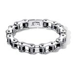 Bike Chain Bracelets for Men Fathers Day Stainless Steel Masculine Bicycle Bike Chain Bangle Wristband