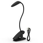 Energizer 039800139047 Rechargeable Clip Book Light, one Size, Black